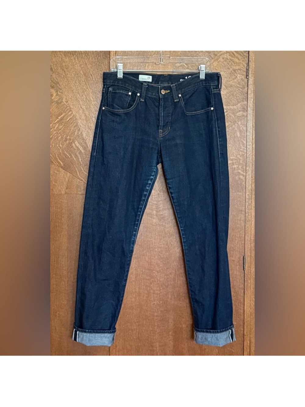GAP 1969 Dark Blue Straight Leg Jeans